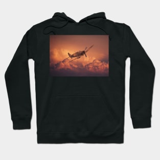 Fire in the sky Hoodie